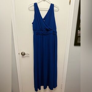 Christopher & Banks Royal Blue Maxi Dress
